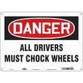Condor Safety Sign, 10 in Height, 14 in Width, Aluminum, Horizontal Rectangle, English, 477D95 477D95