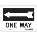Condor Traffic Sign, 7 in H, 10 in W, Polyethylene, Vertical Rectangle, English, 477P12 477P12