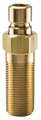 Parker Hydraulic Quick Connect Hose Coupling, Brass Body, Sleeve Lock, 1/4"-18 Thread Size, Moldmate Series PN352-40
