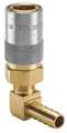 Parker Hydraulic Quick Connect Hose Coupling, Brass Body, Sleeve Lock, Moldmate Series PC316V