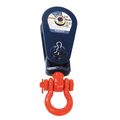Crosby Snatch Block, Wire Rope, 3/4 in Max Cable Size, 16,000 lb Max Load, Painted 109126