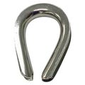 Crosby Wire Rope Thimble, 1/4 in., Steel 1037960