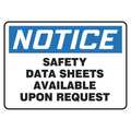 Accuform Safety Sign, 14"W, COrner Holes, Aluminum MCHM801VA