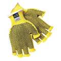 Mcr Safety Cut Resistant Fingerless Coated Gloves, A3 Cut Level, PVC, M, 1 PR 9369M