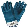 Mcr Safety 11" Chemical Resistant Gloves, Nitrile, S, 12PK 9761RS