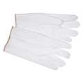 Mcr Safety Vinyl Coated Gloves, Full Coverage, White, L, 12PK 9875L