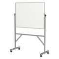 Ghent 78-1/4"x53-1/4" Plastic Reversible Whiteboard, Mobile/Casters ARMM34