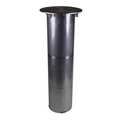 Calpipe Security Bollards Bollard Embedment Sleeve, Slide On, 55 lb. PDT8080R-SLV