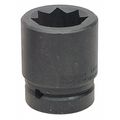 Wright Tool 1 in Drive Impact Socket 1 5/16 in Size, Standard Socket, black oxide 8810A