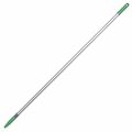 Tough Guy 60-5/16" to 108-9/16" Threaded Extension Handle, 1 1/4 in Dia, Green, Aluminum/Plastic 48LY90