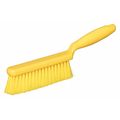 Tough Guy 1 in W Bench Brush, Soft, 5 1/4 in L Handle, 6 3/4 in L Brush, Yellow, Plastic, 12 in L Overall 48LY92