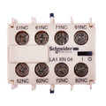 Schneider Electric Contactor+Relay Aux Contact 575Vac 10A LA1KN04