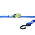 Kinedyne Tie-Down Strap, Blue, 1200 lb., 6 ft., PK2 750687-2PKGRA