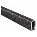 Trim-Lok Edge Trim, PVC, Aluminum, 100 ft Length, 0.755 in Overall Width 1350B2X1/4-100