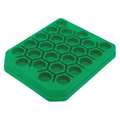 Celltreat Centrifuge Tube Rack, Green, 23cm L, PK5 229429