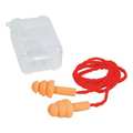 3M E-A-R(TM) UltraFit(TM) Reusable Rubber Vinyl Ear Plugs, Flanged Shape, 25 dB, Orange, 80 PK 340-3002