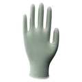 Condor Latex Disposable Gloves, 4 mil Palm, Latex, Powdered, S ( 7 ), 100 PK, Beige 48UM24