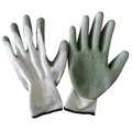 Condor Natural Rubber Latex Coated Gloves, Palm Coverage, Gray, 2XL, PR 48UN84