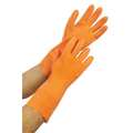 Condor 13" Chemical Resistant Gloves, Natural Rubber Latex, 10, 1 PR 48UP34