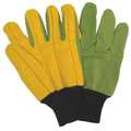 Condor Chore Gloves, Green, 18 oz., Cotton, PR 48UR61