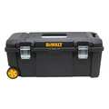 Dewalt Rolling Tool Box, Plastic, Black, 28 in W x 12-1/2 in D x 12 in H DWST28100