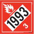 Jj Keller Flammable Liquid Placard, Polystyrene 3478