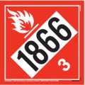 Jj Keller Flammable Liquid Placard, Vinyl 3467