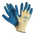 Tillman Latex Coated Gloves, Palm Coverage, Blue/Yellow, L, PR 1760L