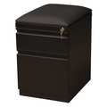 Hirsh 15" W 2 Drawer Desk Pedestal, Black 19333