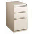 Hirsh 15" W 3 Drawer Desk Pedestal, Putty 19302