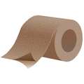 Zoro Select Fiberglass Fabric, 72 ft L, 6 in W, 0.005 in Thick, Acrylic Adhesive Backing, Tan 402V-100A-0624