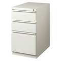 Hirsh 15" W 3 Drawer Desk Pedestal, Light Gray 18576