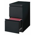 Hirsh 15" W 2 Drawer File Cabinet, Black, Letter 18578