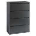 Hirsh 36" W 4 Drawer Lateral File Cabinet, Charcoal, Letter 17632