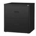 Hirsh 30" W 2 Drawer Lateral File Cabinet, Black, Letter 14955