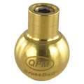 Qpm Brass Ball Coolant Nozzle15MMXM6X1.0 Tapped Hole (w/ Set Screw) PK5 BB11043