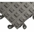 Wearwell Interlocking Antifatigue Mat Tile, PVC, 18 in Long x 18 in Wide, 7/8 in Thick, 10 PK 556