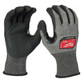 Milwaukee Tool Knit Gloves, Finished, Size L 48-73-7132E
