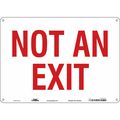 Condor Safety Sign, 10 in x 14 in, Aluminum 480H69
