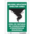 Condor Safety Sign, 7" Wx10" H, 0.004" Thickness 480J36