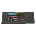 Wera 9 Piece SAE Plain- Color Coded, L Key Set 05022639001