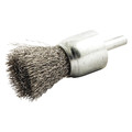 Zoro Select End Brush, Crimped, 1" dia., 22000 rpm 66252839045