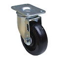 Zoro Select NSF-Listed Plate Caster, Swivel, 325 lb. P12S-PB060D-P2