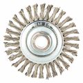 Zoro Select Wire Wheel Brush, Twisted, Stainless Steel 66252839039