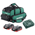 Metabo Battery and Charger Kit For Li-Ion 18V Starter 18V 2x 4.0Ah LiHD