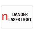 Lyle Reflective  Laser Area  Sign, 10 in Height, 14 in Width, Aluminum, Horizontal Rectangle, English LCU1-2008-RA_14x10