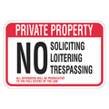 Lyle Property Sign, 12 in Height, 18 in Width, Aluminum, Horizontal Rectangle, English T1-1165-HI_18x12