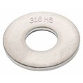 Ampg Flat Washer, Fits Bolt Size 1/2" , 316 Stainless Steel Plain Finish WAS40712