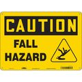 Condor Safety Sign, 10 in Height, 14 in Width, Aluminum, Horizontal Rectangle, English, 485P94 485P94