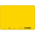 Condor Safety Sign, 10" W, 7" H, 0.032" Thickness 486U50